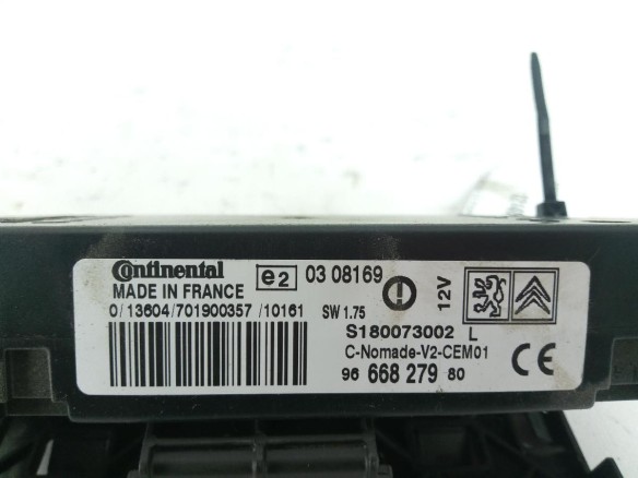 9666827980 CENTRALITA MOTOR CITROEN C4 Picasso I Limusina (UD_) |Desguaces La Cabaña