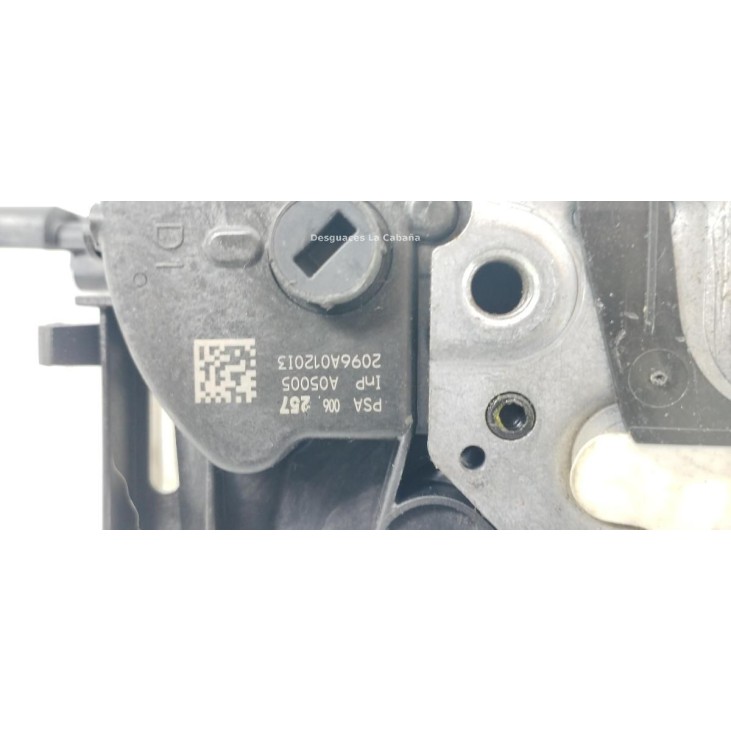 006257, 9800625780 CERRADURA PUERTA LAT DEL DER PEUGEOT 508 |Desguaces La Cabaña