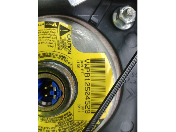 VWPB12504529 AIRBAG IZQ CITROEN C3 II |Desguaces La Cabaña