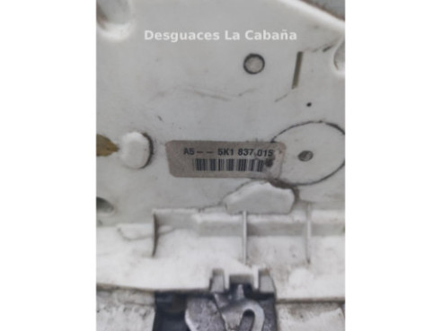 CERRADURA PUERTA LAT DEL IZQ VW GOLF VI (5K1) |Desguaces La Cabaña
