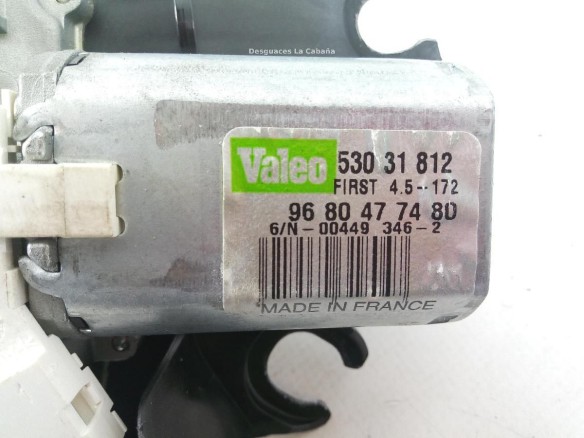 98680477480 MOTOR LIMPIAPARABRISAS TRA CITROEN DS5 |Desguaces La Cabaña