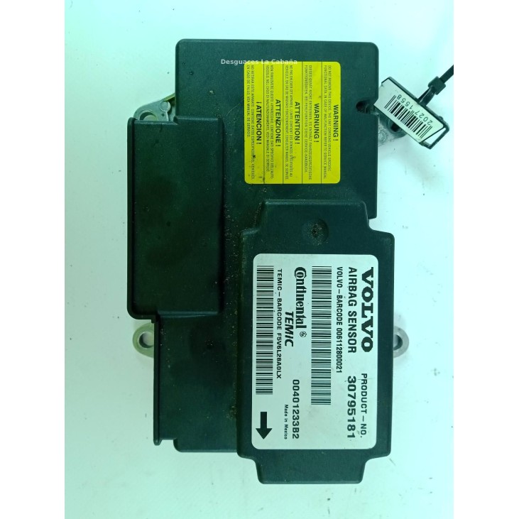 30795181 CENTRALITA AIRBAG VOLVO C70 II Descapotable (542) |Desguaces La Cabaña