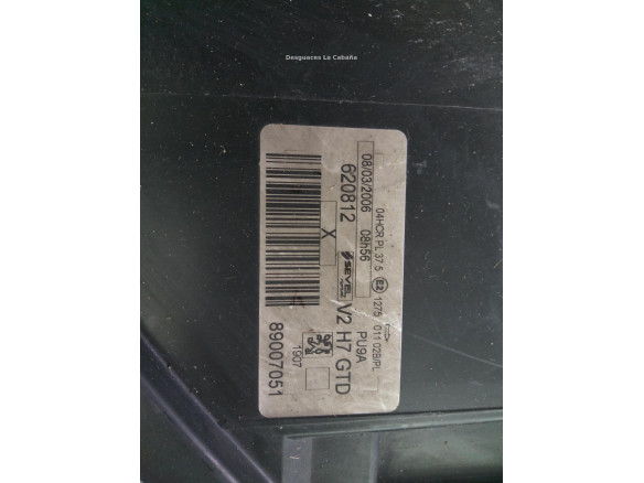 89007051 FARO IZQUIERDO PEUGEOT 807 (E) |Desguaces La Cabaña