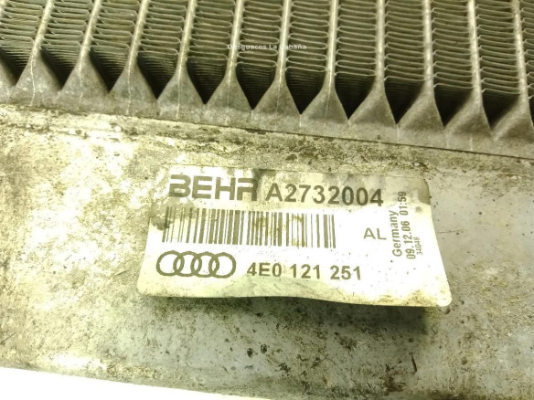 4E0121251 RADIADOR AGUA AUDI A8 (4E2, 4E8) |Desguaces La Cabaña