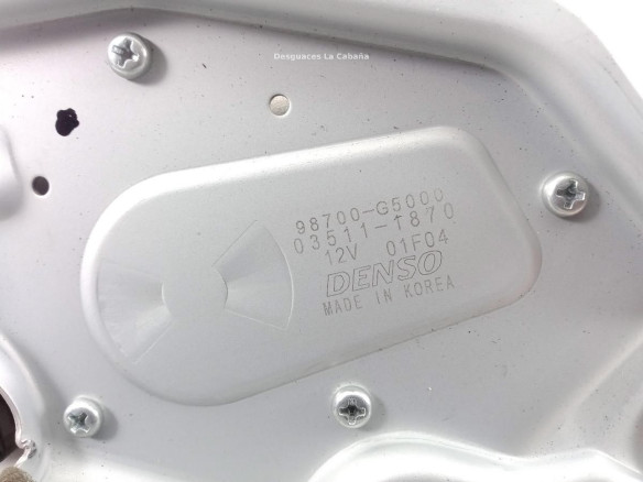98700G5000 MOTOR LIMPIAPARABRISAS TRA KIA NIRO |Desguaces La Cabaña