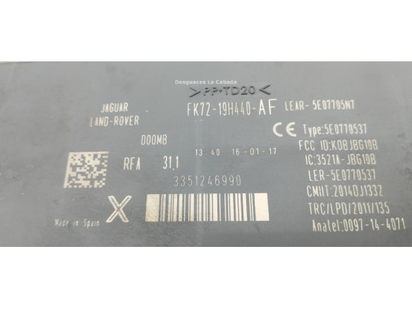 FK7219H440AF COMPRESOR CC JAGUAR XE (X760) |Desguaces La Cabaña