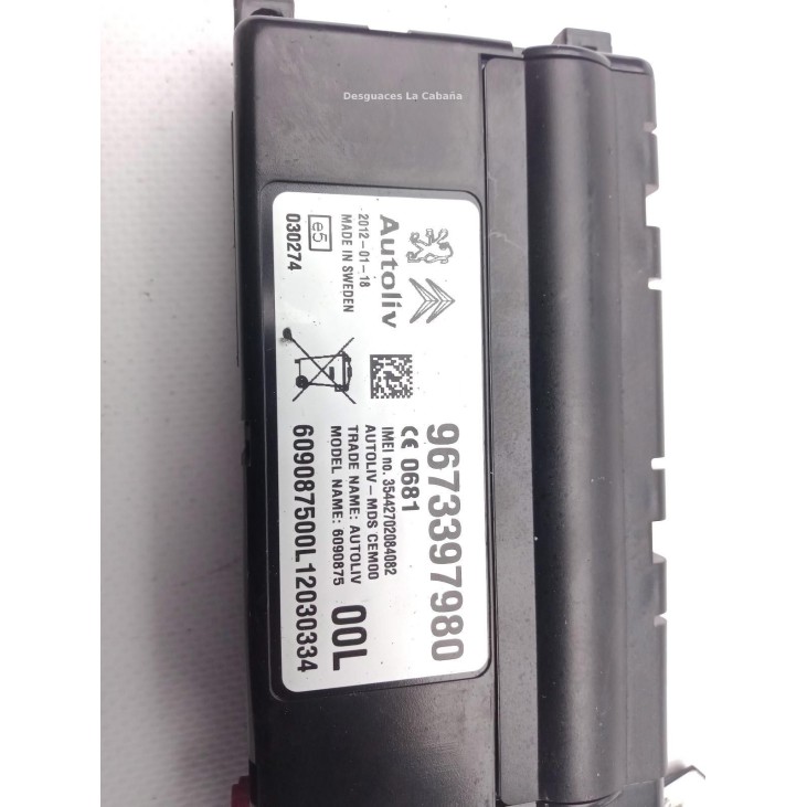 9673397980 MODULO ELECTRONICO 5 PEUGEOT 3008 Limusina (0U_) |Desguaces La Cabaña