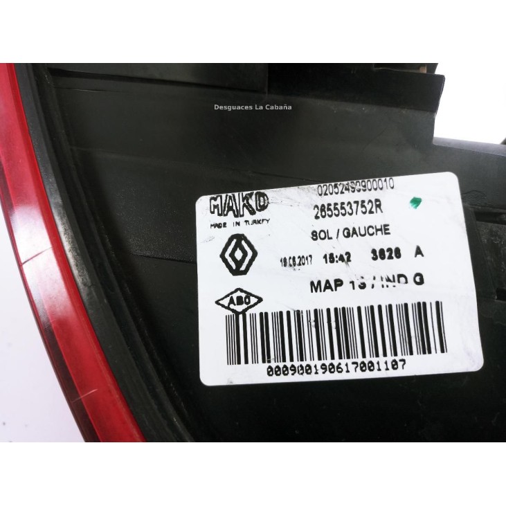 265553752R PILOTO TRA IZQ EXT RENAULT CLIO IV (BH_) |Desguaces La Cabaña