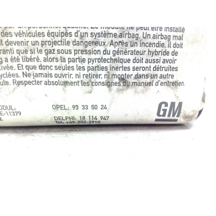 93335024 AIRBAG DER OPEL CORSA C (X01) |Desguaces La Cabaña