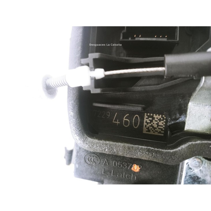 7229460 CERRADURA PUERTA LAT TRA DER BMW 3 Touring (F31) |Desguaces La Cabaña