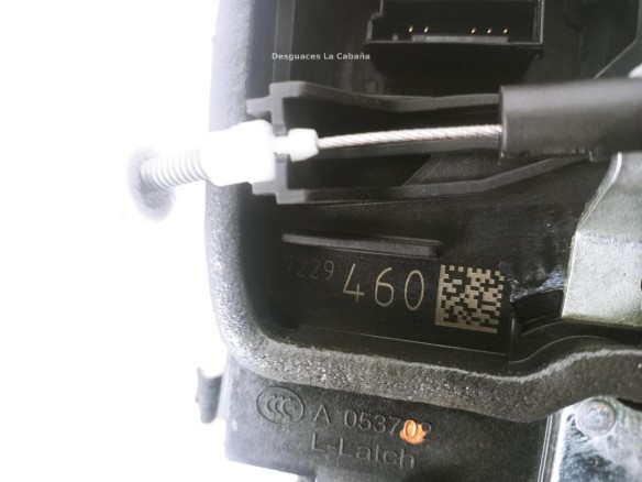 7229460 CERRADURA PUERTA LAT TRA DER BMW 3 Touring (F31) |Desguaces La Cabaña