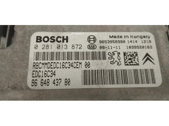 96648437 CENTRALITA MOTOR PEUGEOT 308 SW (4E_, 4H_) |Desguaces La Cabaña