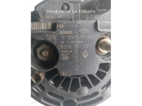 0124525044 ALTERNADOR RENAULT MASTER II Furgón (FD) |Desguaces La Cabaña