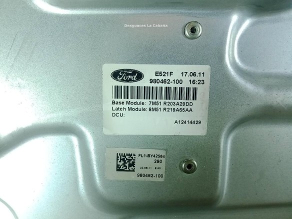 7M51R203A29DD ELEVALUNAS PUERTA LAT DEL IZQ FORD KUGA I |Desguaces La Cabaña