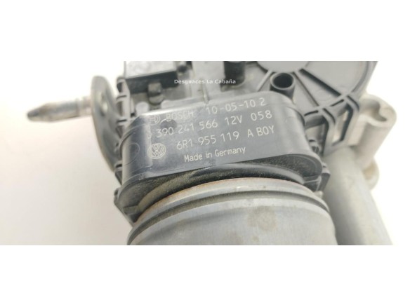 6R1955119A MOTOR LIMPIAPARABRISAS DEL SEAT IBIZA IV (6J5, 6P1) |Desguaces La Cabaña