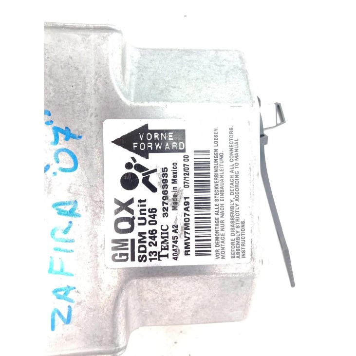 13246046QX, CENTRALITA AIRBAG OPEL ZAFIRA B (A05) |Desguaces La Cabaña