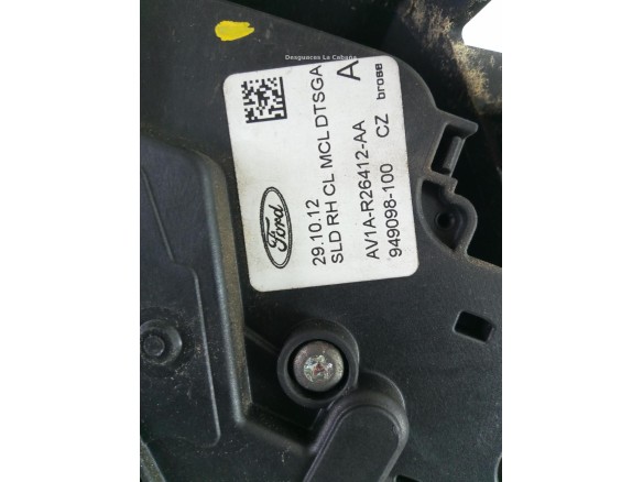AV1AR26412AA CERRADURA PUERTA LAT TRA DER FORD B-MAX (JK) |Desguaces La Cabaña