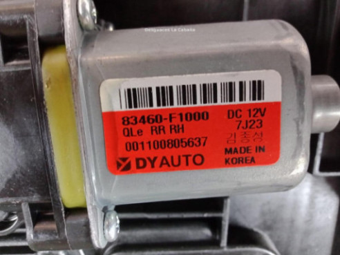 83460F1000 ELEVALUNAS PUERTA LAT TRA DER KIA SPORTAGE (QL) |Desguaces La Cabaña