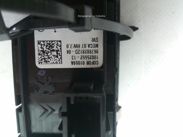 96788281ZD MANDO ELEVALUNAS PUERTA LAT DEL IZQ PEUGEOT 2008 II |Desguaces La Cabaña