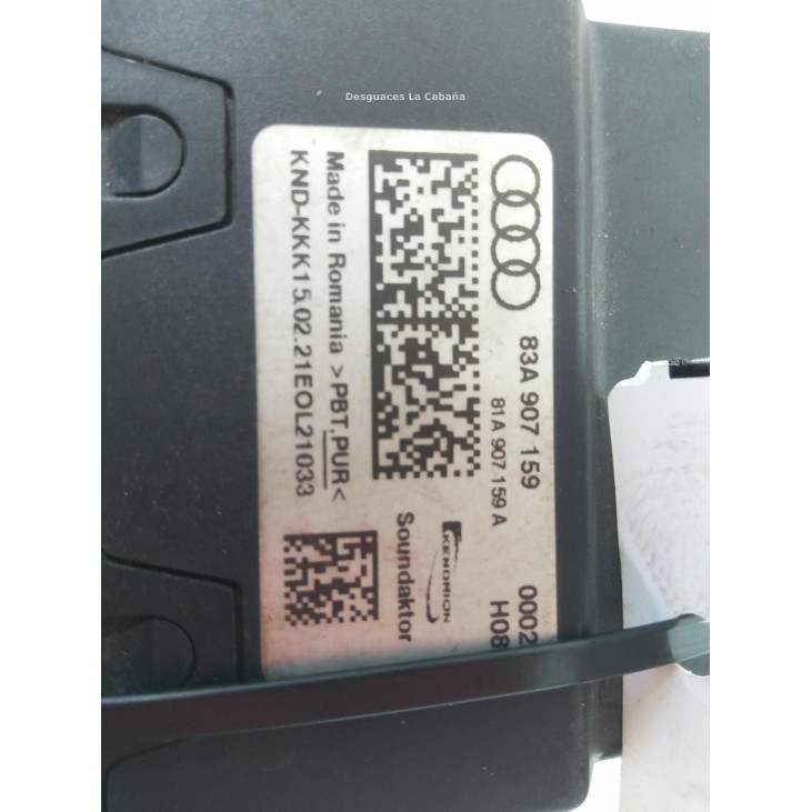 83A907159 MODULO ELECTRONICO 1 AUDI Q3 (F3B) |Desguaces La Cabaña