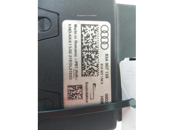 83A907159 MODULO ELECTRONICO 1 AUDI Q3 (F3B) |Desguaces La Cabaña