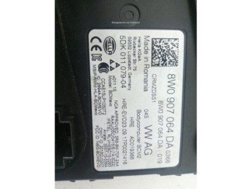 8W0907064DA MODULO ELECTRONICO 5 AUDI A4 (8W2, B9) |Desguaces La Cabaña