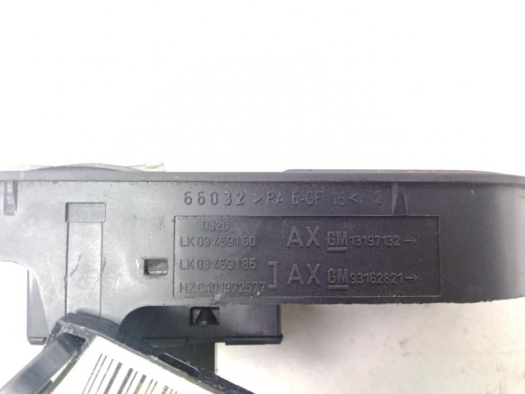 13197132 MANDO ELEVALUNAS PUERTA LAT DEL DER OPEL ASTRA H (A04) |Desguaces La Cabaña