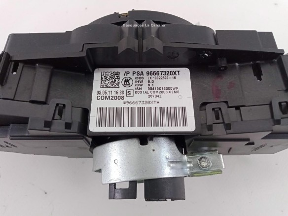 96667320XT MANDO COMPLETO PEUGEOT 5008 |Desguaces La Cabaña