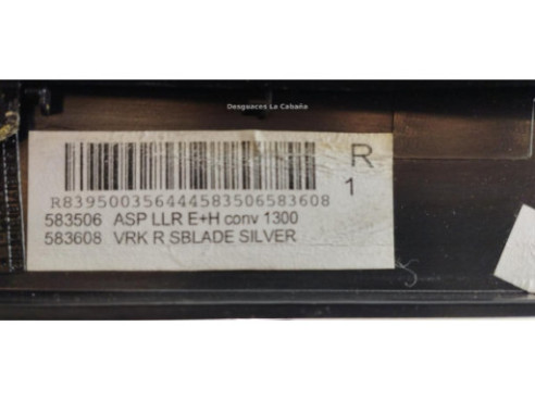 583608 ESPEJO DER OPEL ASTRA J Sports Tourer (P10) |Desguaces La Cabaña