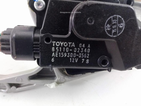 8511002340 MOTOR LIMPIAPARABRISAS DEL TOYOTA AURIS (_E18_) |Desguaces La Cabaña