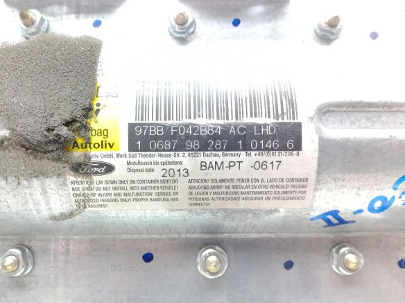 97BBF042B84AC AIRBAG DER FORD MONDEO II (BAP) |Desguaces La Cabaña