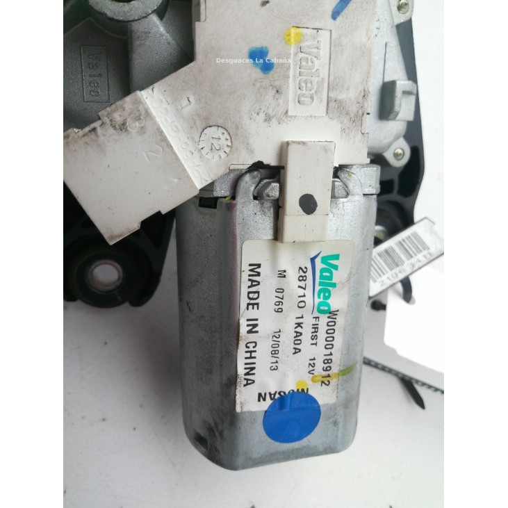 287101KA0A MOTOR LIMPIAPARABRISAS TRA NISSAN JUKE (F15) |Desguaces La Cabaña