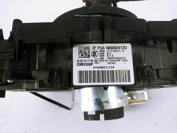 98000241ZD MANDO COMPLETO PEUGEOT 508 |Desguaces La Cabaña