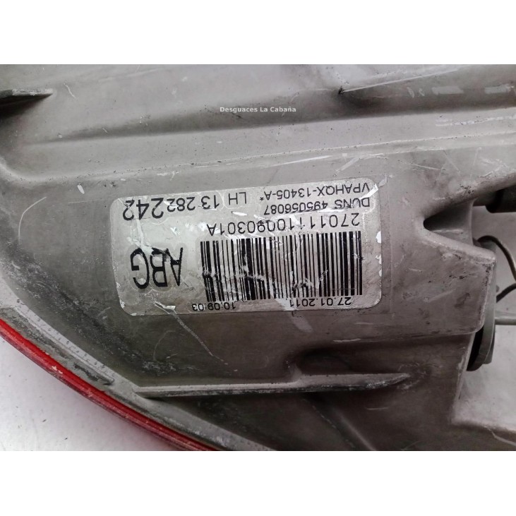 13282242 PILOTO TRA IZQ EXT OPEL ASTRA J (P10) |Desguaces La Cabaña