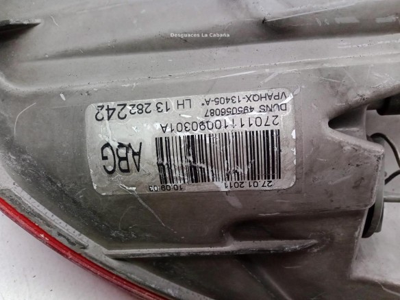 13282242 PILOTO TRA IZQ EXT OPEL ASTRA J (P10) |Desguaces La Cabaña