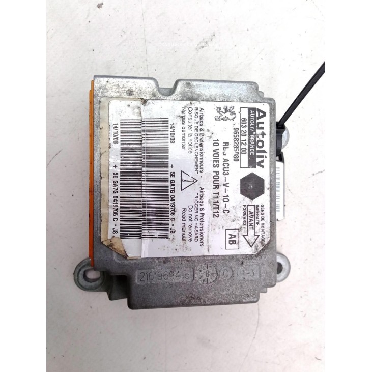 95658285080 CENTRALITA AIRBAG PEUGEOT 206 Fastback (2A/C) |Desguaces La Cabaña
