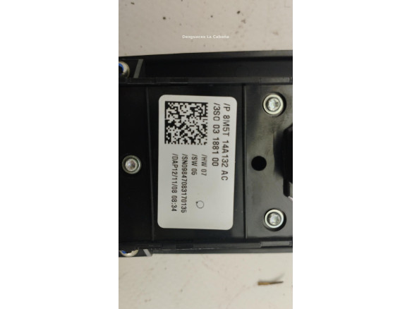 8M5T14A132AC MANDO ELEVALUNAS PUERTA LAT DEL IZQ FORD KUGA I |Desguaces La Cabaña
