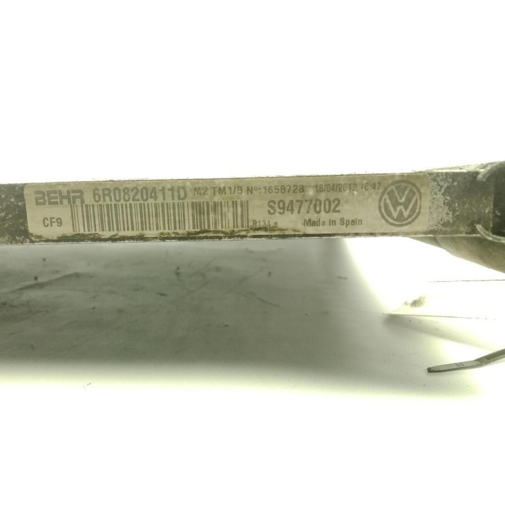 6R0820411D RADIADOR AIRE ACONDICIONADO VW POLO (6R1, 6C1) |Desguaces La Cabaña