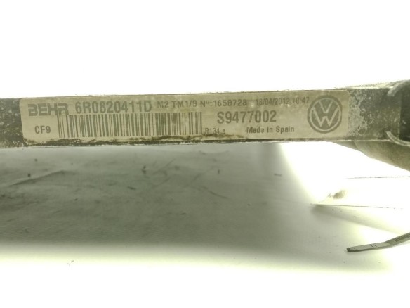 6R0820411D RADIADOR AIRE ACONDICIONADO VW POLO (6R1, 6C1) |Desguaces La Cabaña