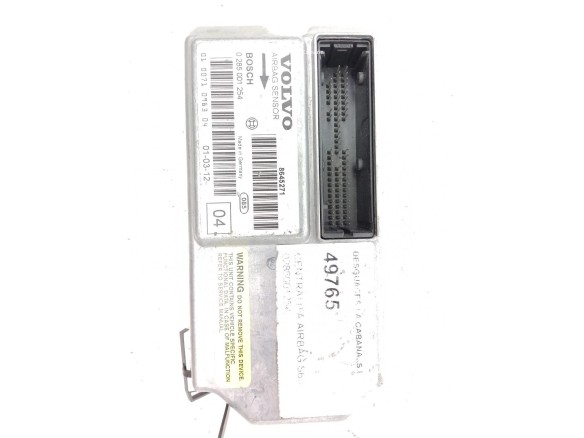 0285001254, CENTRALITA AIRBAG VOLVO S60 I (384) |Desguaces La Cabaña