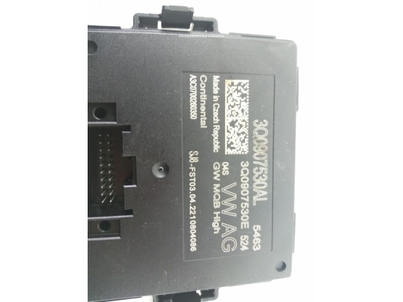 3Q0907530AL MODULO ELECTRONICO 2 SKODA SUPERB III Ranchera familiar (3V5) |Desguaces La Cabaña