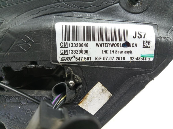 ESPEJO IZQ OPEL INSIGNIA A Sedán (G09) |Desguaces La Cabaña