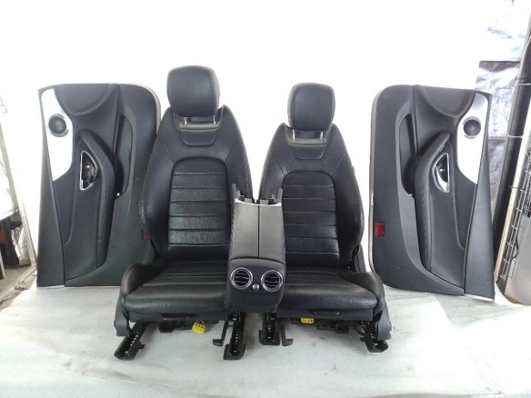 CONJUNTO ASIENTOS + TAPIZADOS MERCEDES BENZ CLASE C Coupé (C205) |Desguaces La Cabaña