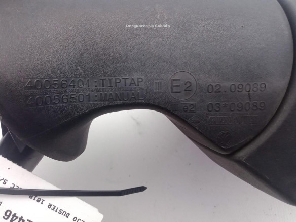 ESPEJO IZQ DACIA DUSTER |Desguaces La Cabaña