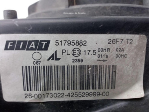 51795882 FARO IZQUIERDO FIAT CROMA (194_) |Desguaces La Cabaña