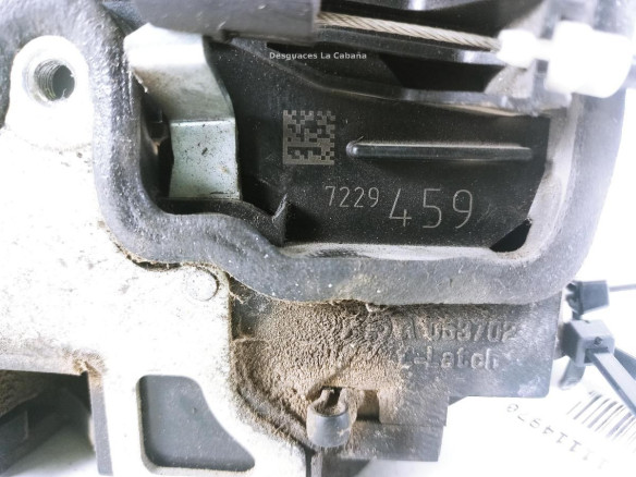 7229459 CERRADURA PUERTA LAT TRA IZQ BMW 1 (E87) |Desguaces La Cabaña