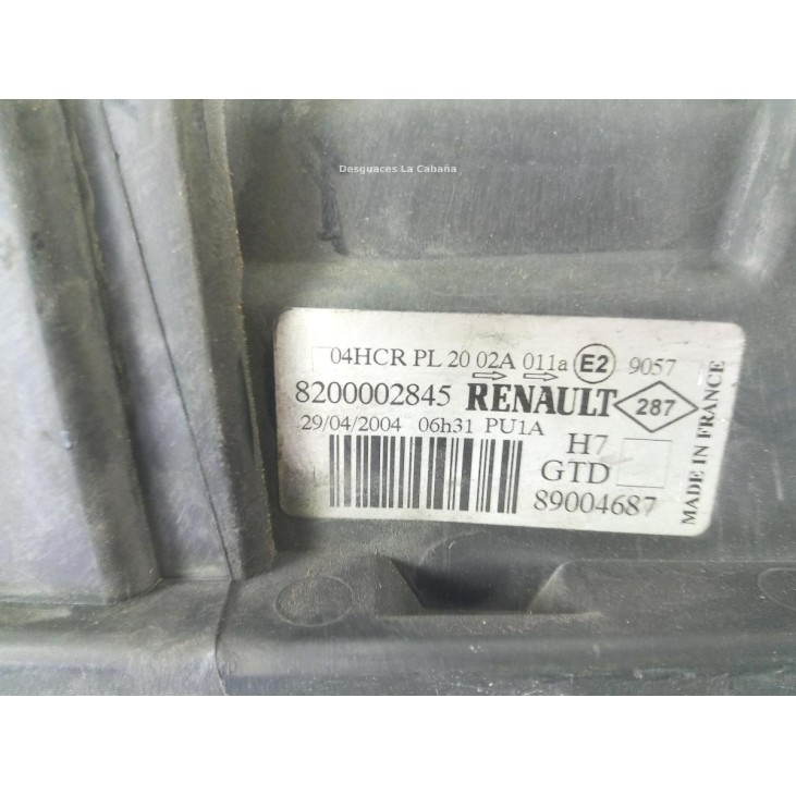 8200002845 FARO IZQUIERDO RENAULT LAGUNA II (BG0/1_) |Desguaces La Cabaña