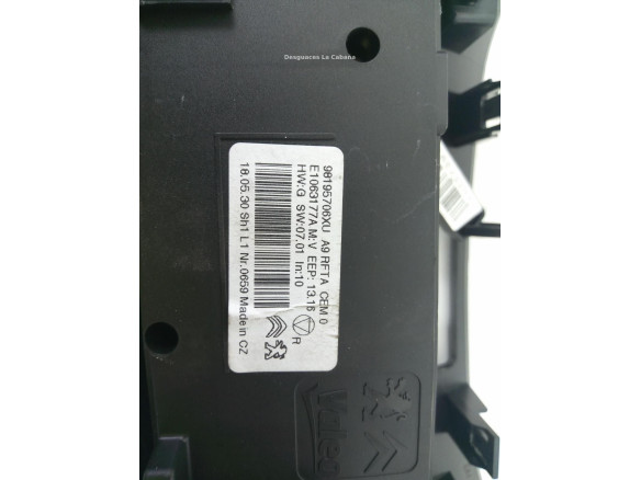 98195706XU MANDO CLIMA PEUGEOT 208 |Desguaces La Cabaña