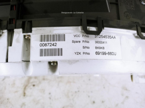 31254535AA CUADRO INSTRUMENTOS VOLVO S80 II (124) |Desguaces La Cabaña