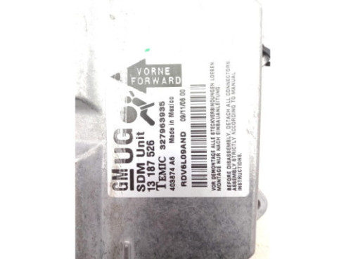 13187526UG, CENTRALITA AIRBAG OPEL CORSA D (S07) |Desguaces La Cabaña